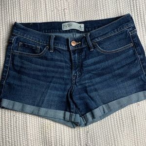 A&F denim shorts